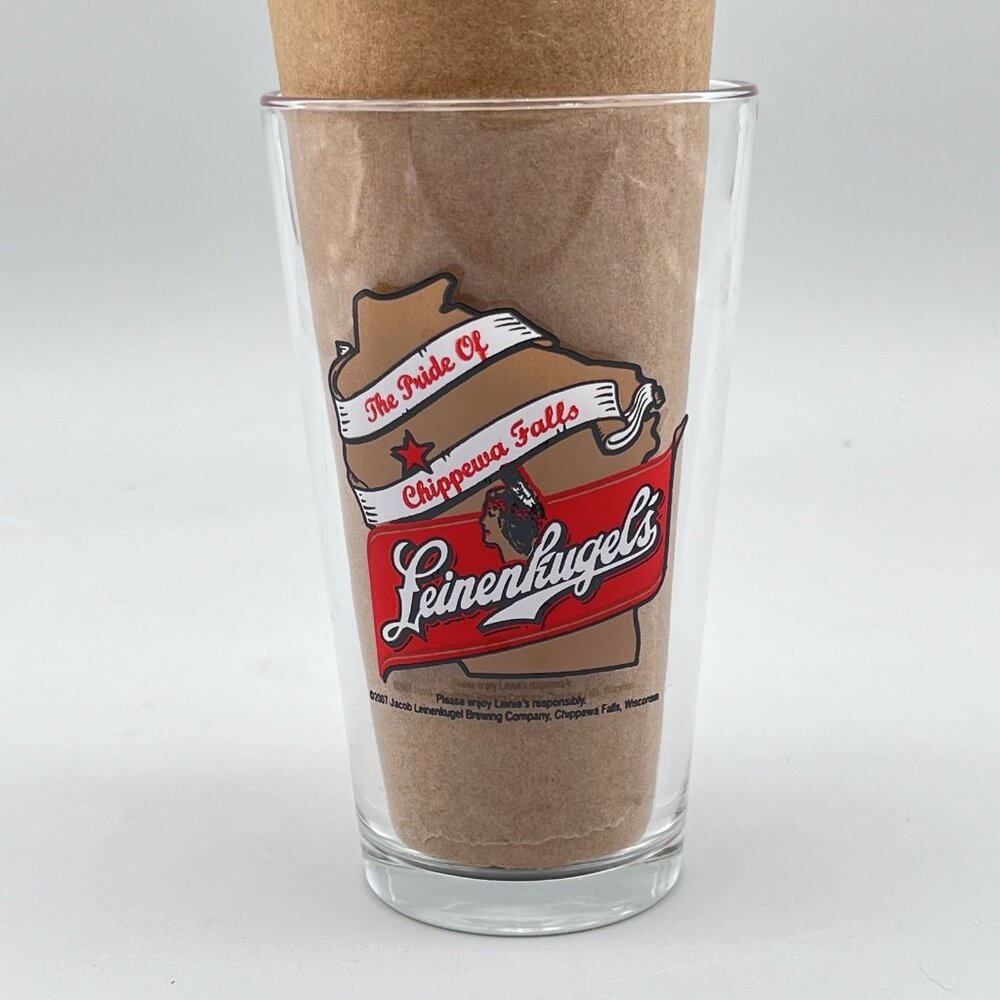 Leinenkugel Brewing Company Pride of Chippewa Falls 16 Oz. Pint Beer Glass 2007